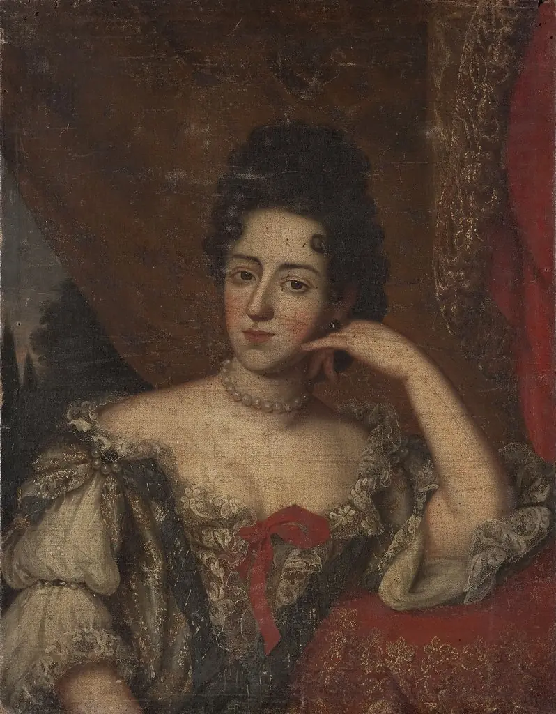 Portrait of Teresa Kunegunda Sobieska (1676–1730) /?/ aka Countes Hedwig of Neuburg, by Jerzy Siemiginowski-Eleuter