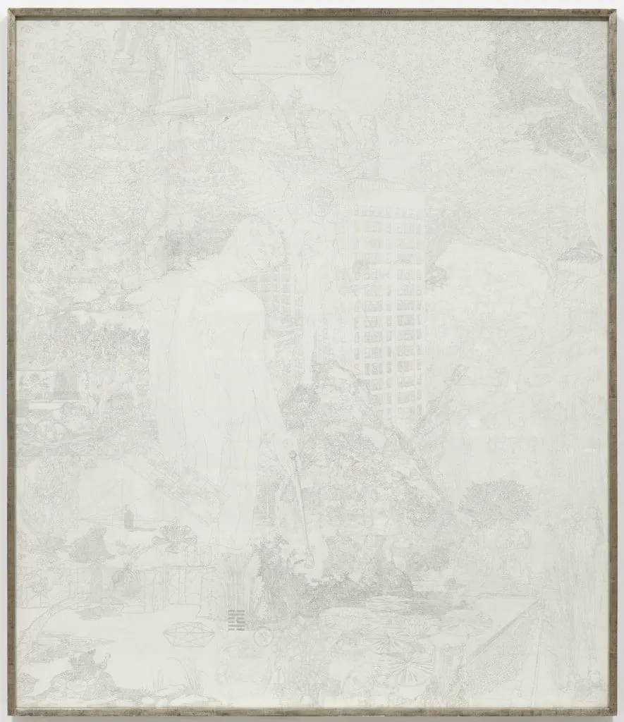 Untitled, by Jess, graphite, 1984