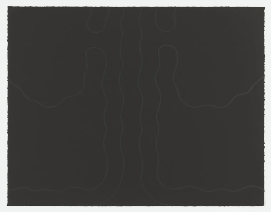 Untitled, by Jesse Reichek, ink, 1966