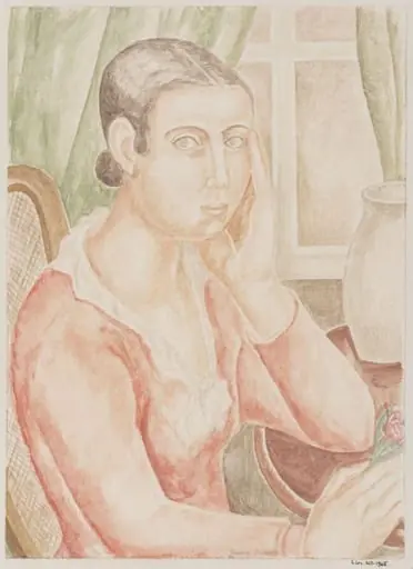 Self portrait, by Jessica Dismorr