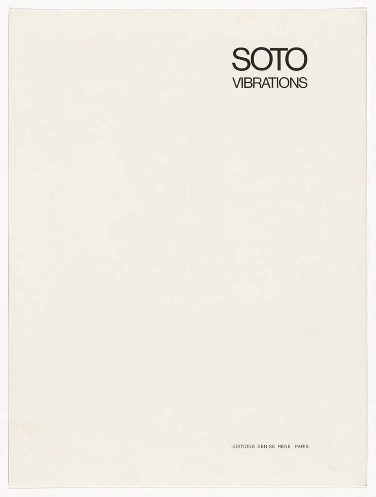 Untitled, by Jesús Rafael Soto, ink, 1969