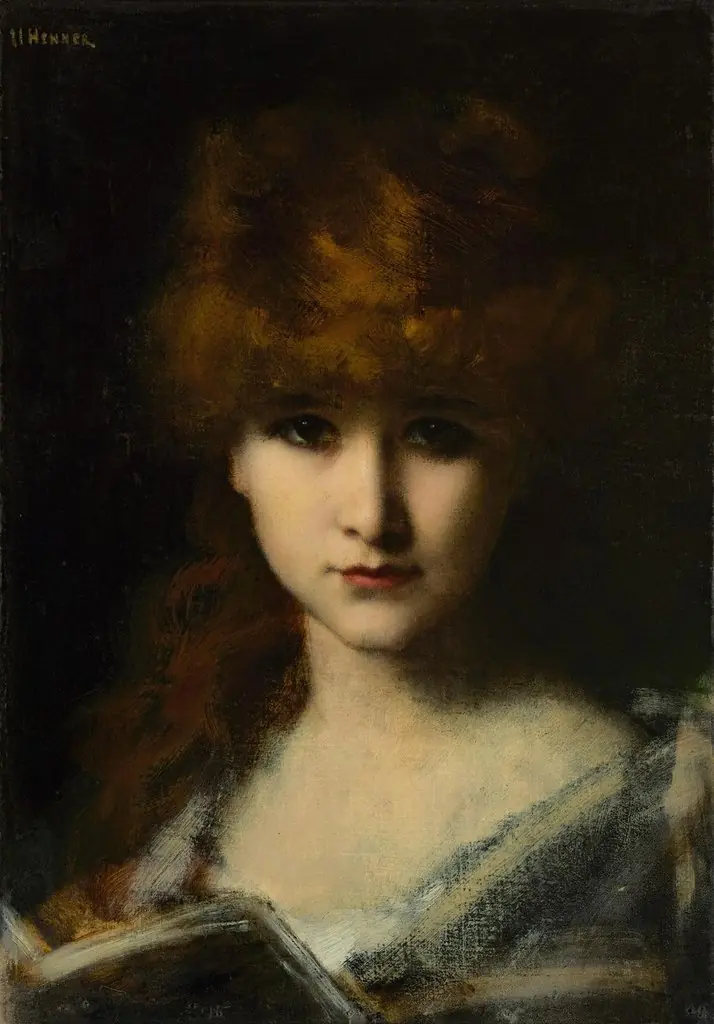 Jeune fille au livre