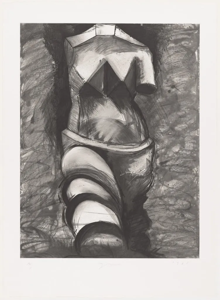 Untitled, by Jim Dine, ink, 1985