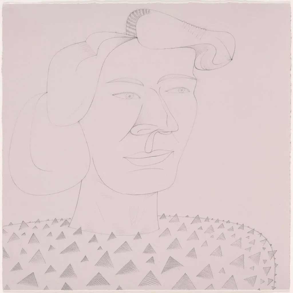 Untitled, by Jim Nutt, graphite, 1998
