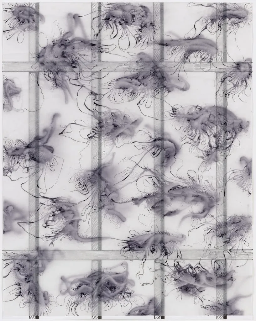 Untitled, by Jim Shaw, ink, 2003