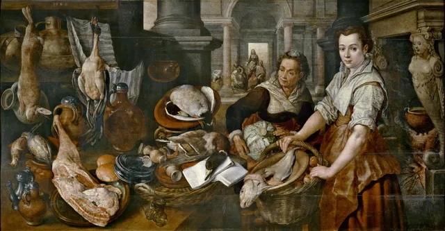 Christ at home with Martha and Mary