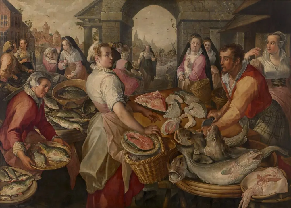 Vismarkt, by Joachim Beuckelaer
