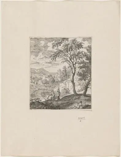 Woman with a Donkey Driver, by Joachim Franz Beich