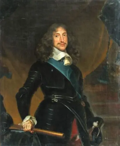 Un general englez ; pandant: Soția unui general englez, by Joachim Sandrart cel Bătrân