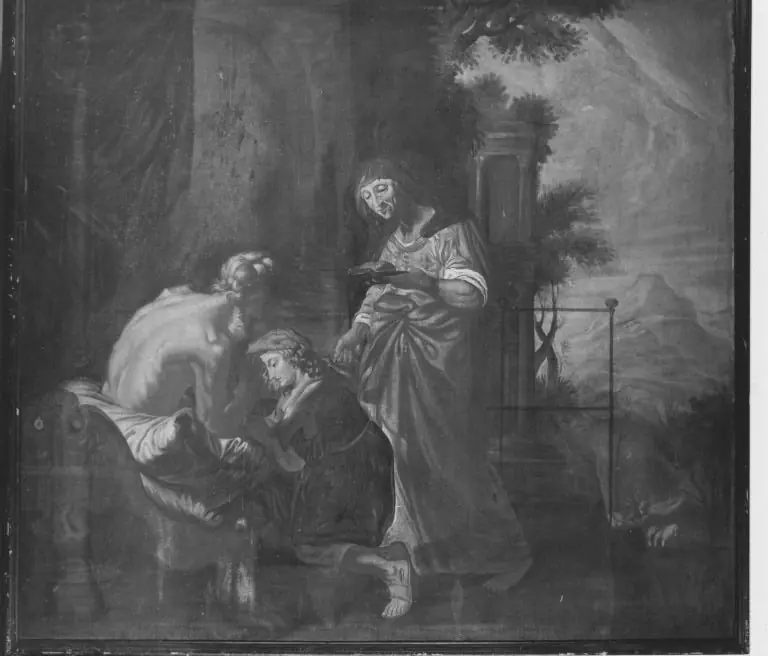 Isaak segnet Jakob (Kopie nach), by Joachim von Sandrart the Elder