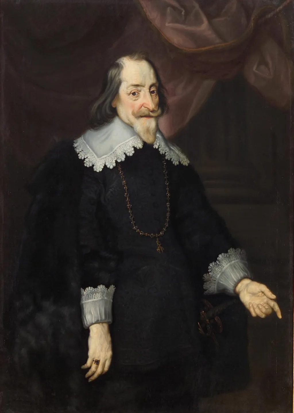 Portrait of Maximilian I, Elector of Bavaria, by Joachim von Sandrart the Elder, oil, 1640