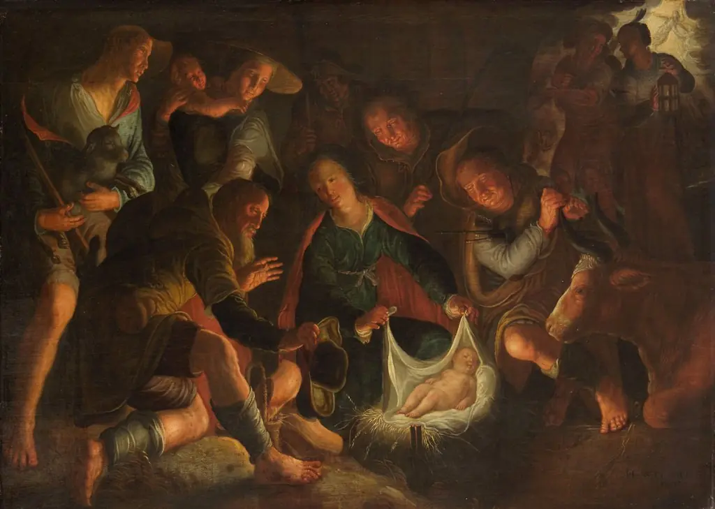 Anbetung der Hirten, by Joachim Wtewael