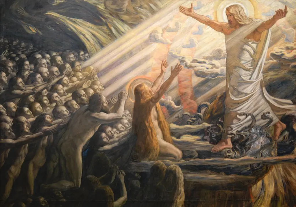 Christ in the Realm of the Dead, by Joakim Skovgaard