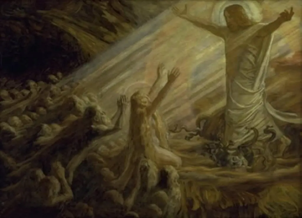 Christ in the Realm of the Dead. Study, by Joakim Skovgaard