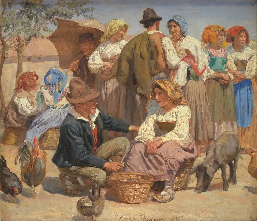 Market in Sora, by Joakim Skovgaard