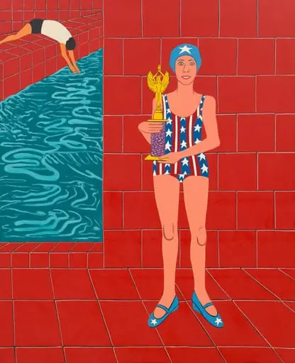Untitled, by Joan Brown, 1976