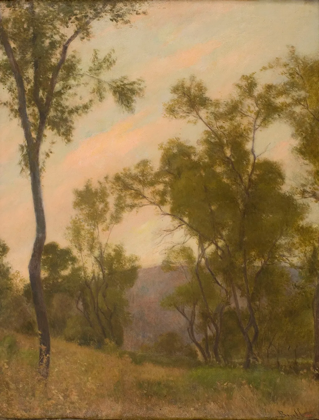 Paisatge (Museu Nacional d'Art de Catalunya, inv 010841-000), by Joan Brull Vinyoles, oil, 1911