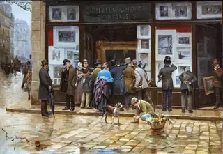 Public Exhibition of a Picture, by Joan Ferrer Miró, 1894