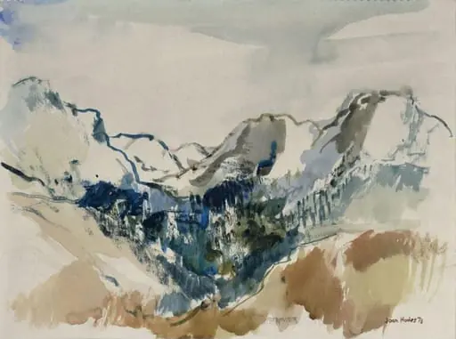 Scottish Mountains, by Joan Hodes