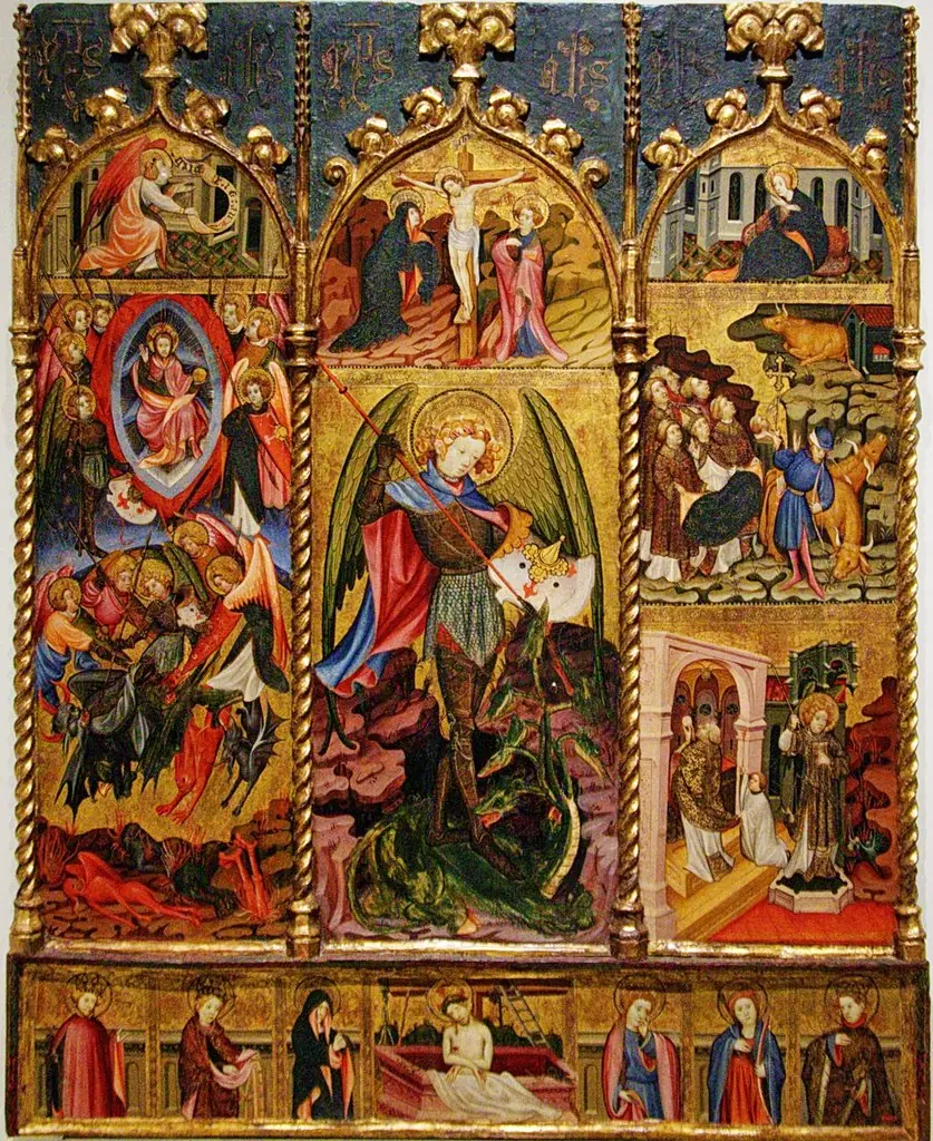 Altarpiece of Saint Michael the Archangel, by Joan Mates