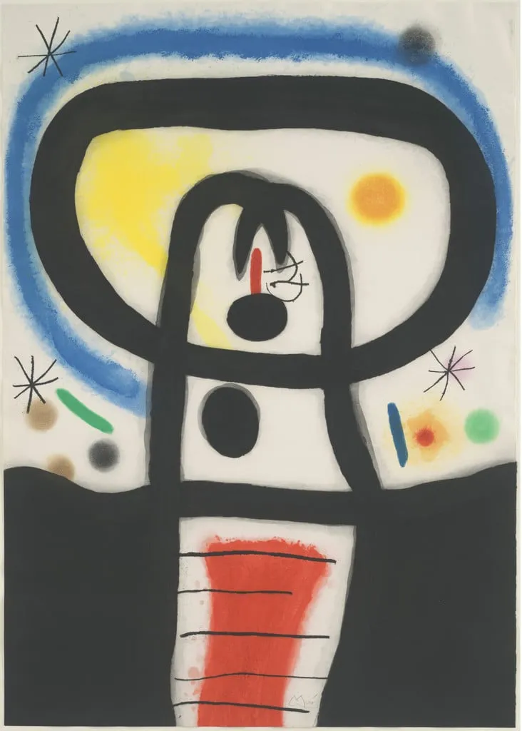 Untitled, by Joan Miró, ink, 1967