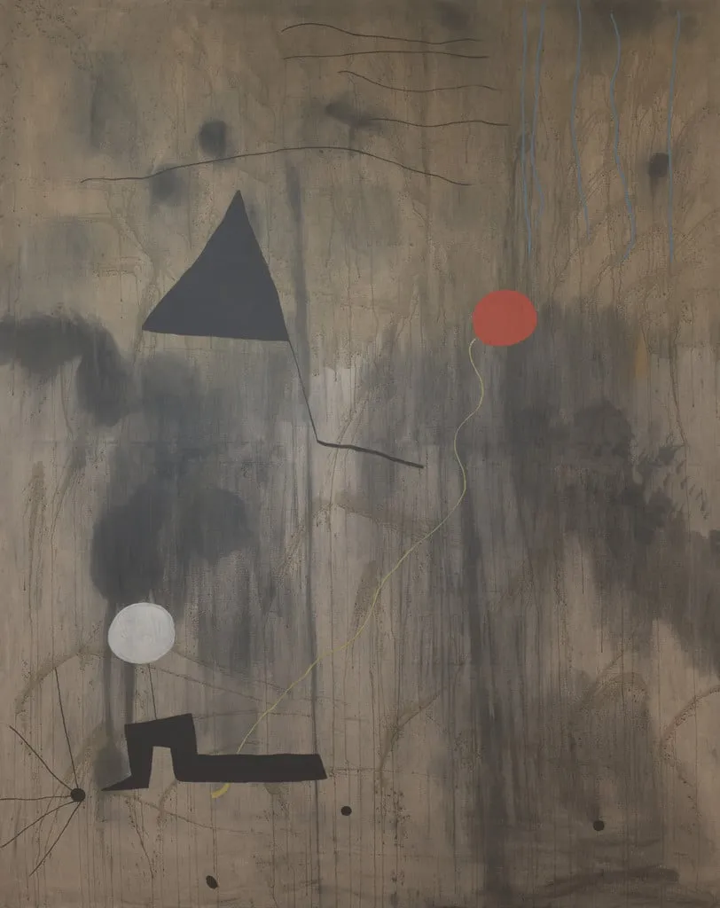 Untitled, by Joan Miró, oil, 1925