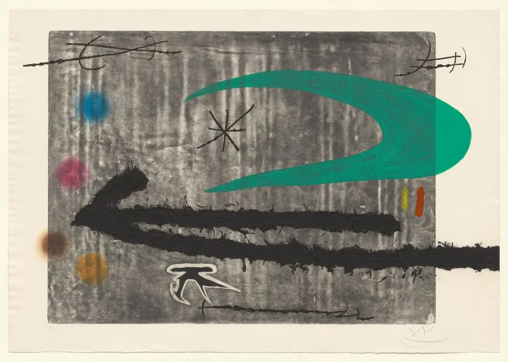 Untitled, by Joan Miró, ink, 1968