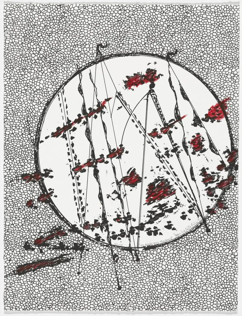 Untitled, by Joan Webster Price, ink, 1997