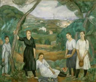 Cala Forn, by Joaquim Sunyer, 1917