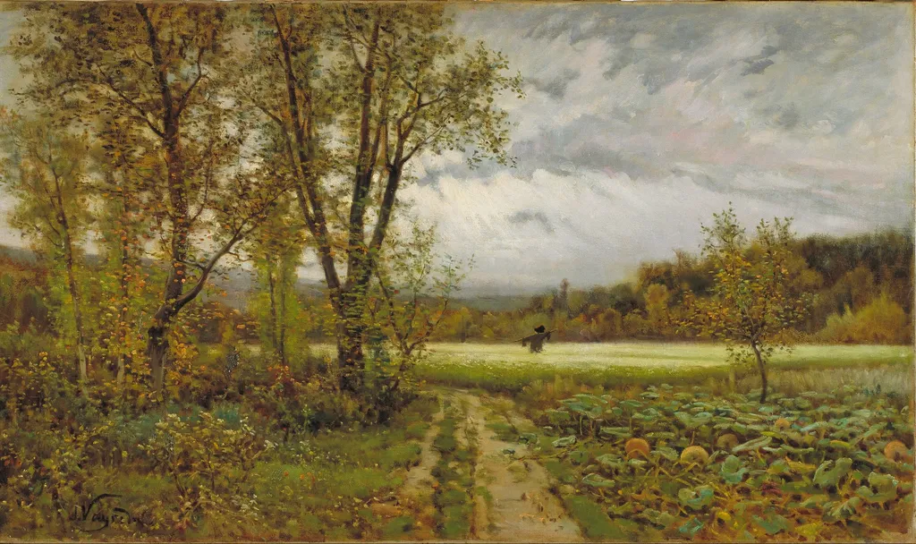 The Scarecrow, by Joaquim Vayreda i Vila, oil, 1892