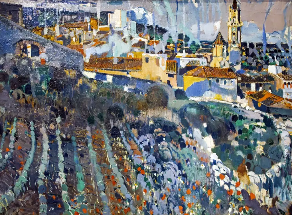 Terraced Village, by Joaquín Mir Trinxet
