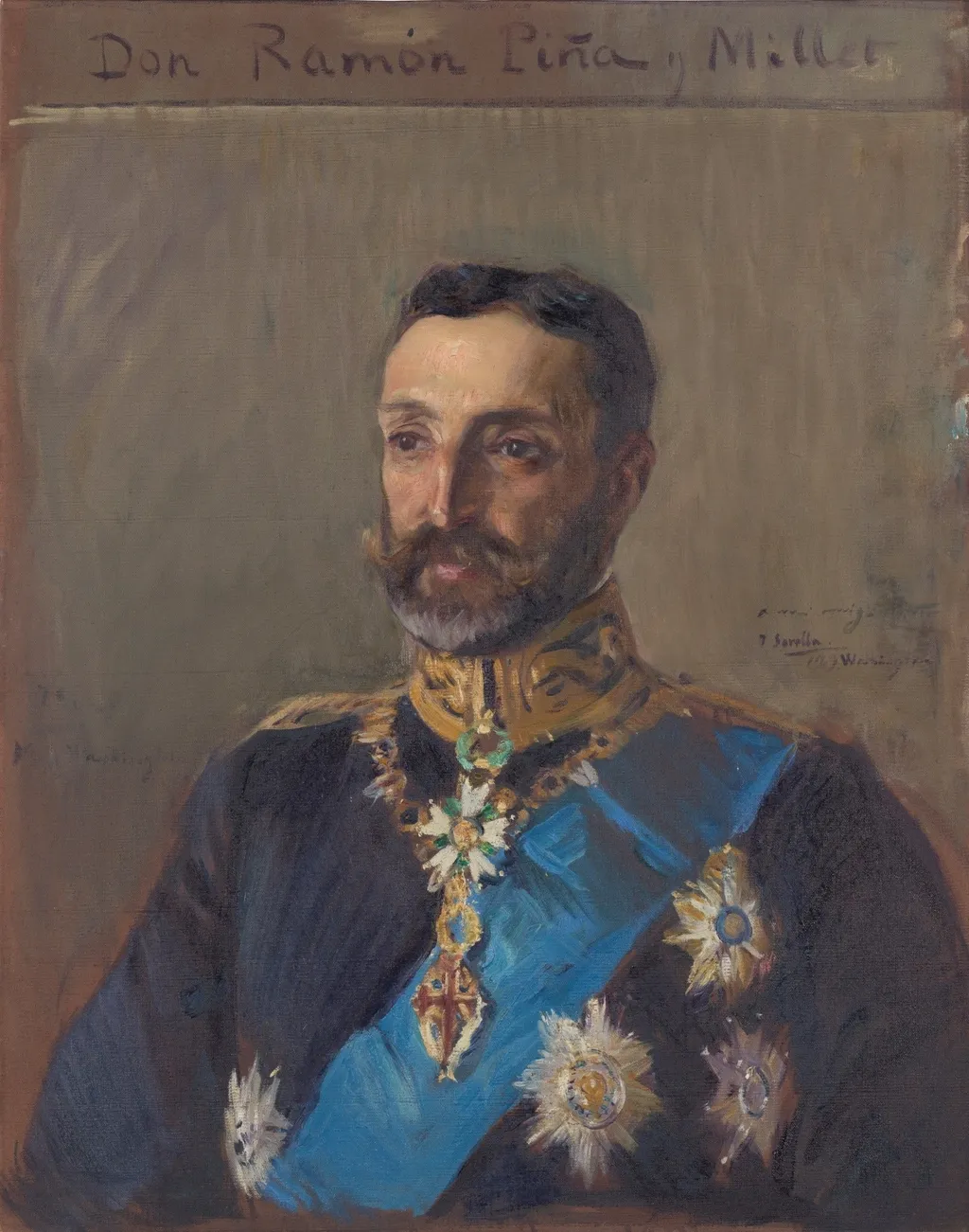 Don Ramón Piña y Millet, by Joaquín Sorolla, oil, 1909