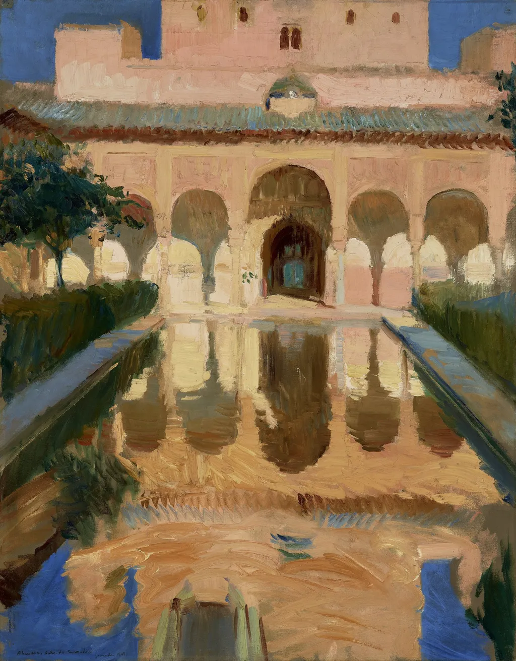 Hall of the Ambassadors, Alhambra, Granada, by Joaquín Sorolla, oil, 1909