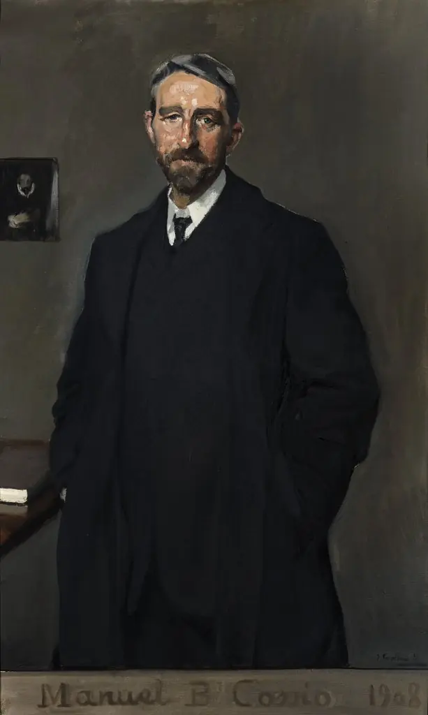 Manuel Bartolomé Cossío, by Joaquín Sorolla