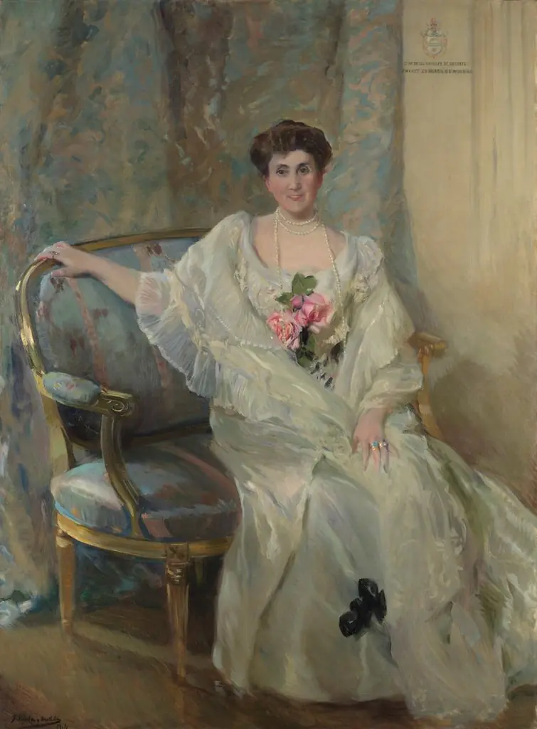 María de los Ángeles Beruete y Moret condesa viuda de Muguiro, by Joaquín Sorolla
