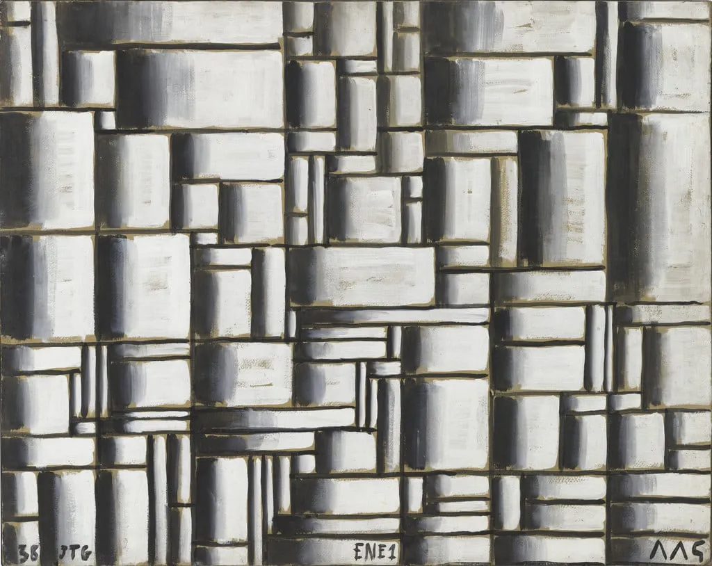 Untitled, by Joaquín Torres-García, tempera, 1938