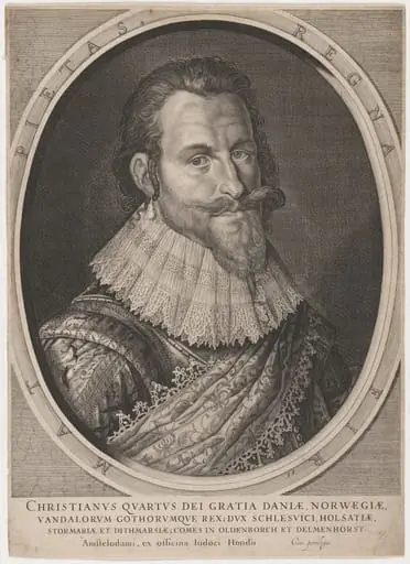 Christian IV of Denmark, by Jodocus Hondius I