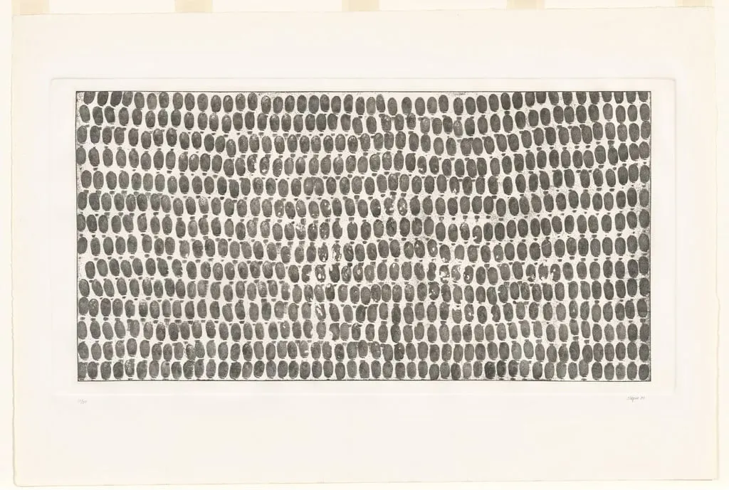 Untitled, by Joel Shapiro, ink, 1970