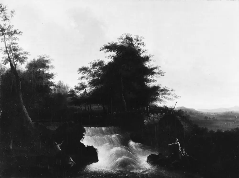 Landscape with Waterfall, by Johan Adam von Gertten