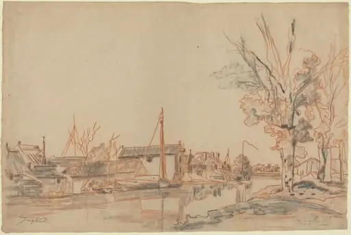 Bords de Canal, by Johan Barthold Jongkind