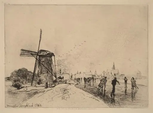 View of the Village of Maaslins (Vue de la ville de Maaslins (Hollande))