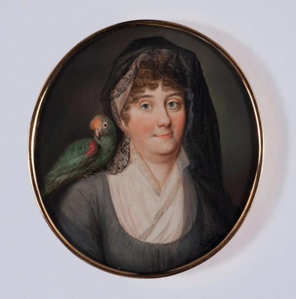 Charlotta Fredrika de Geer f. von Fersen (1756‑1810), by Johan Carl Fredrik Viertel