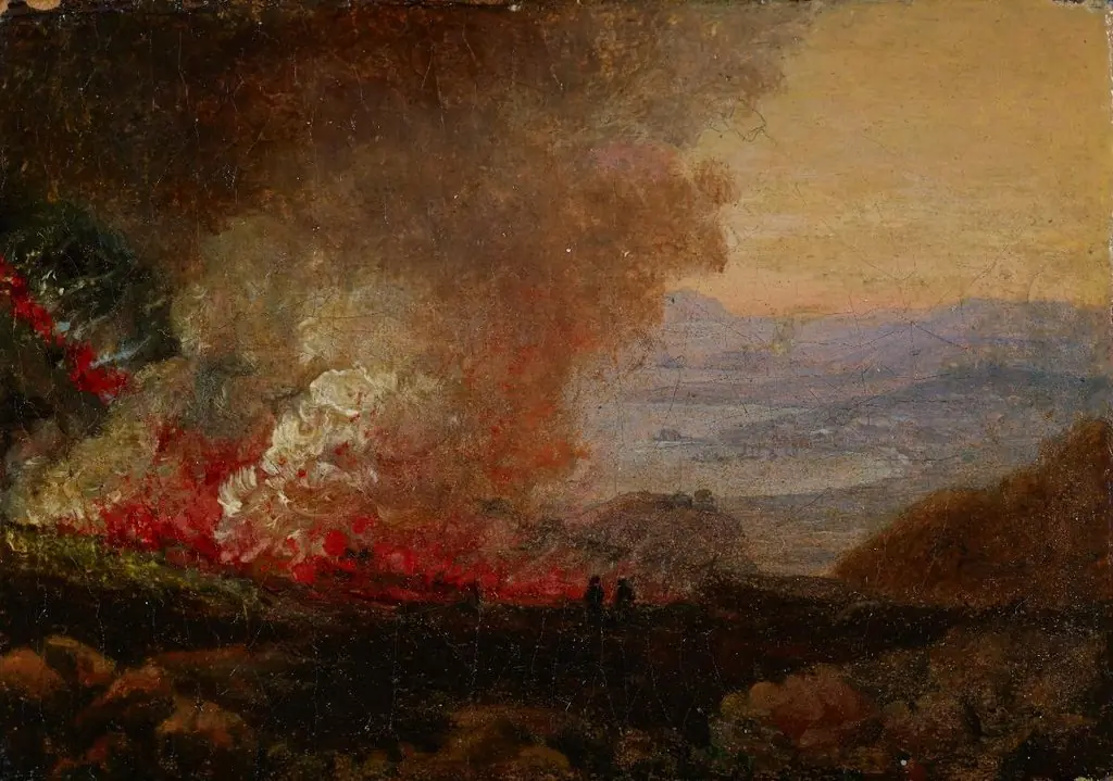 Ein Ausbruch des Vesuvs, by Johan Christian Dahl
