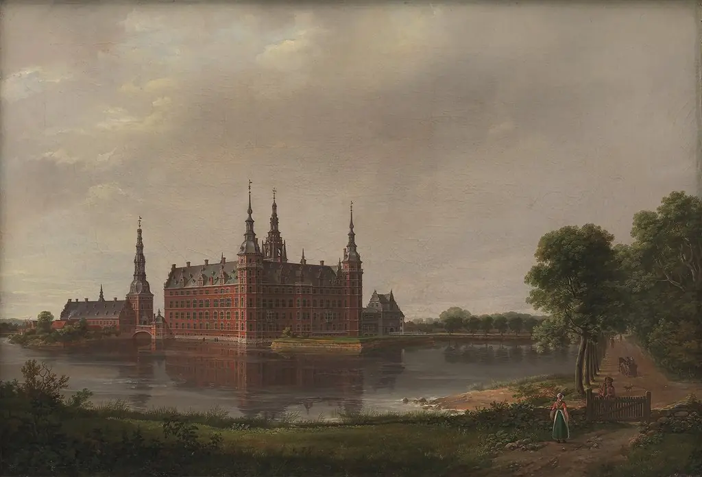 Frederiksborg Castle, by Johan Christian Dahl
