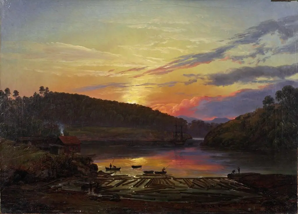 Landscape at Skien, by Johan Christian Dahl