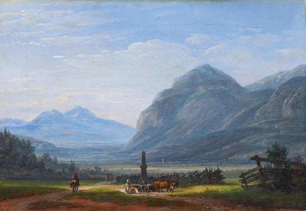 Landscape near Innsbruck, by Johan Christian Dahl