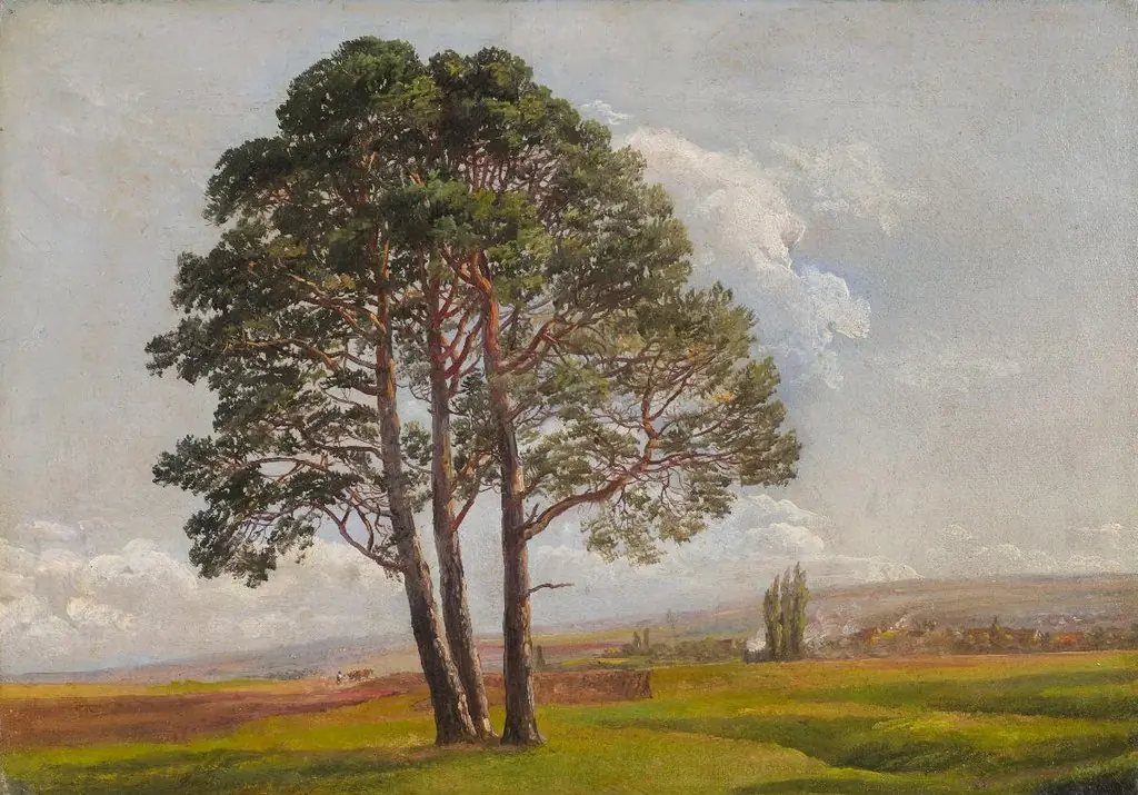 Landschaft ausserhalb Dresdens, by Johan Christian Dahl