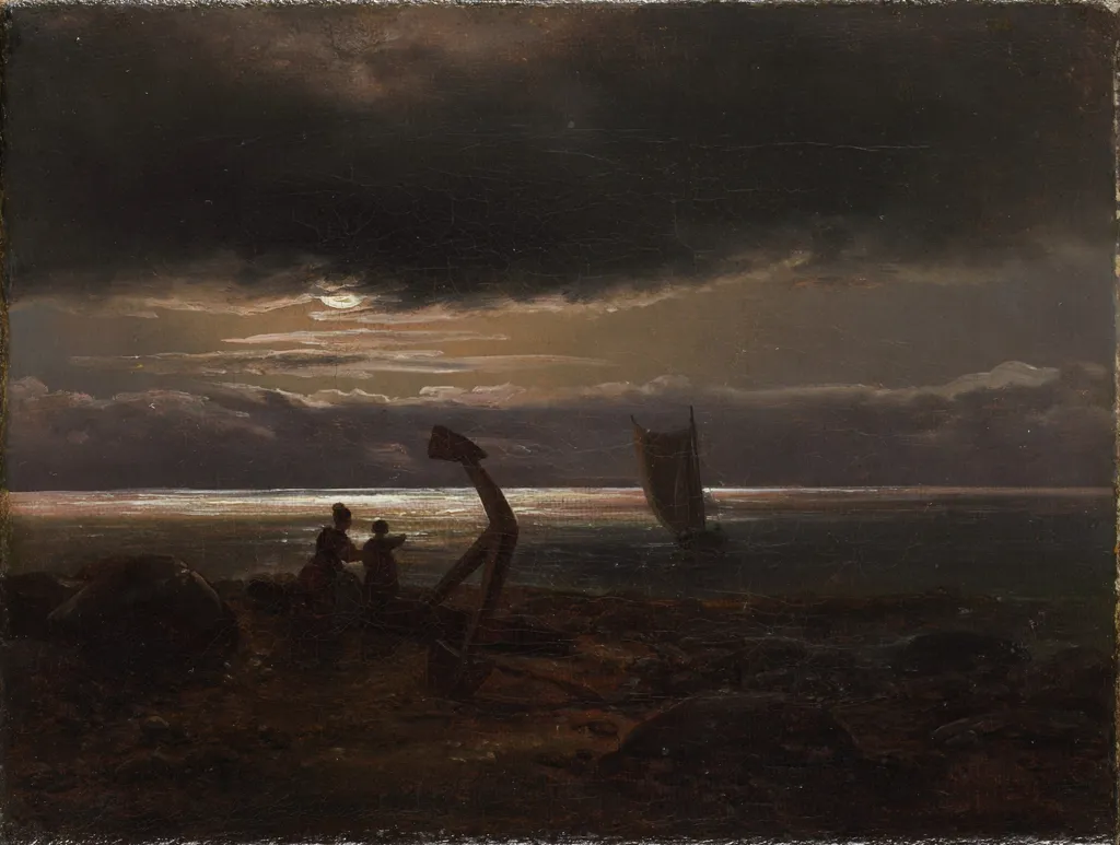 Mother and Child by the Sea