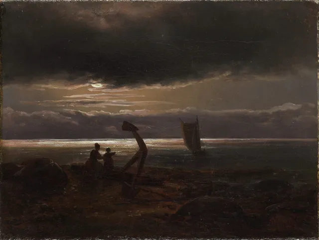 Mother and Child by the Sea