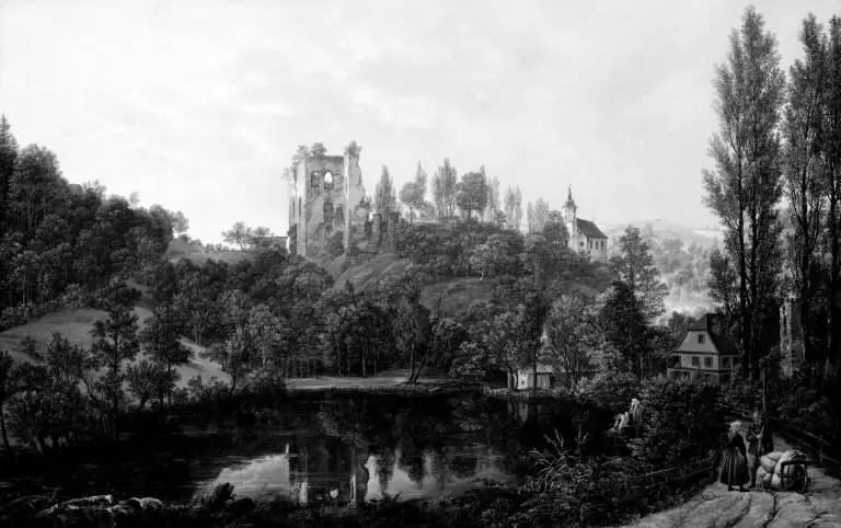 The Castle Ruin at Tharandt